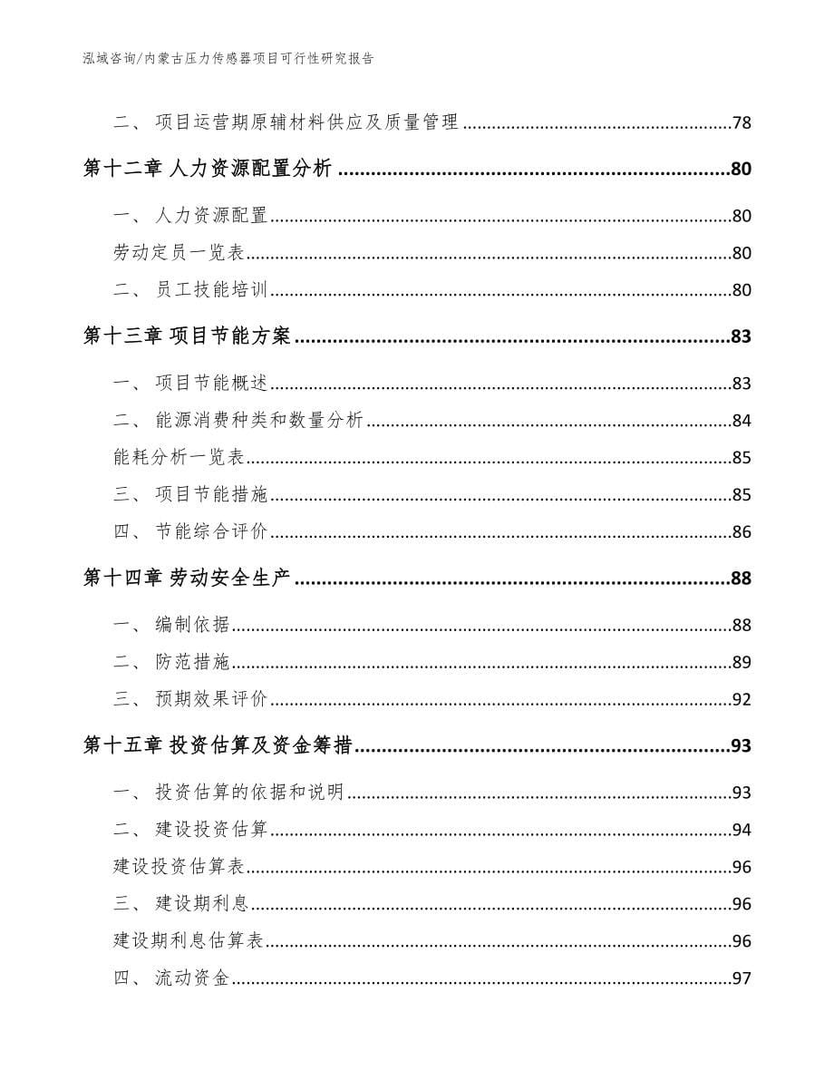 内蒙古压力传感器项目可行性研究报告_第5页