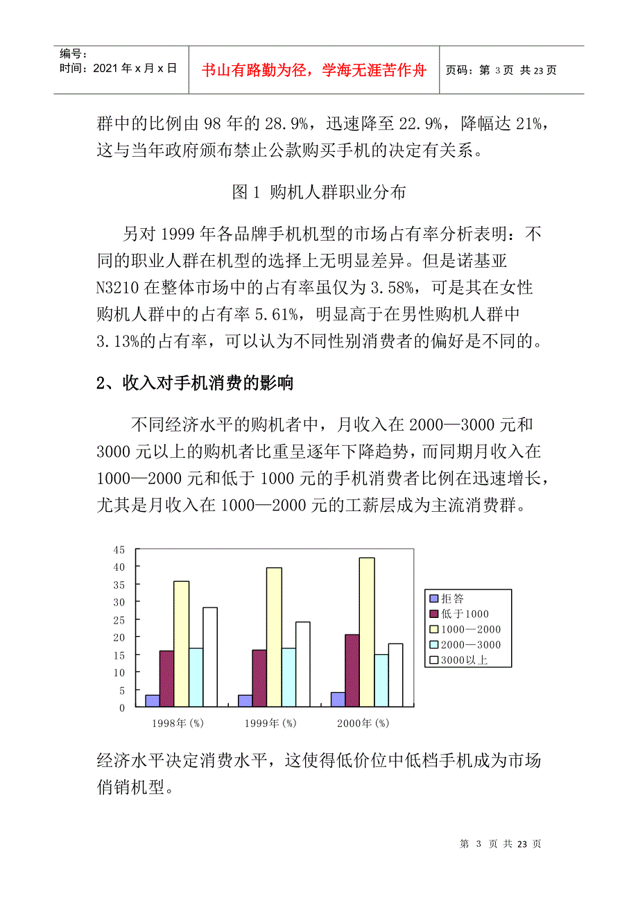 手机行业市场营销分析_第3页