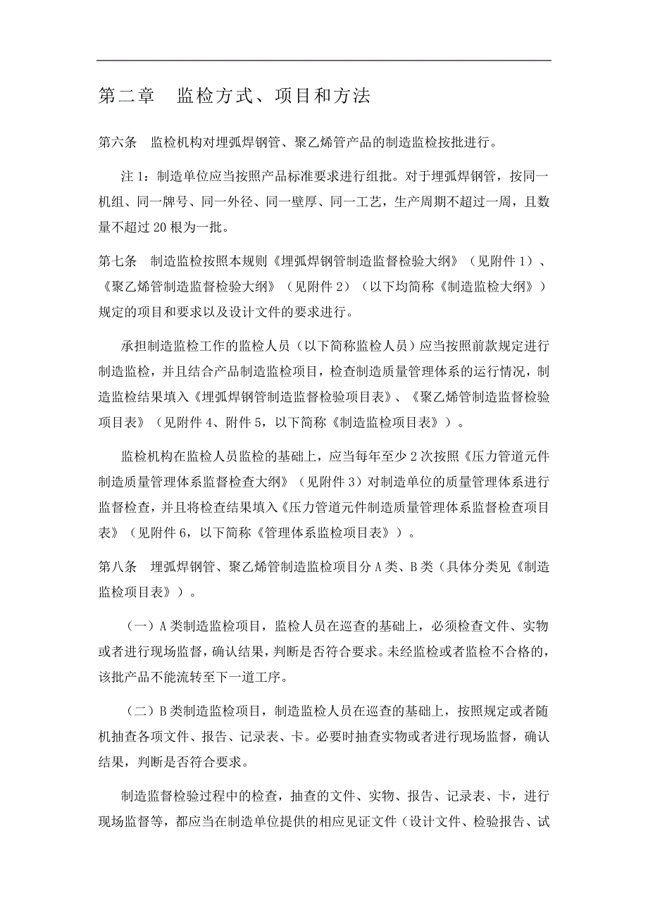 TSGD70012005压力管道元件制造监督检验规则埋弧焊钢管与聚乙烯钢管_第4页