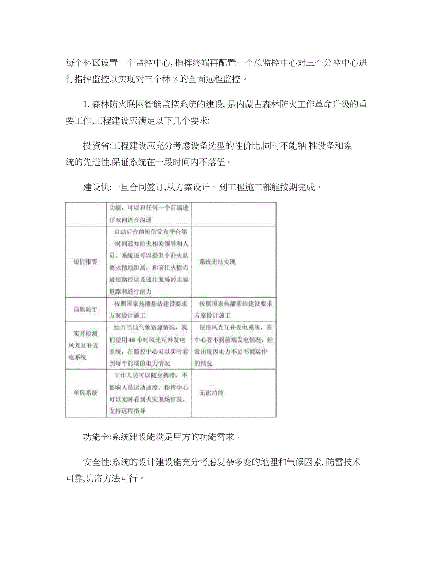 森林防火智能分析无线传输监控系统方案概要_第3页