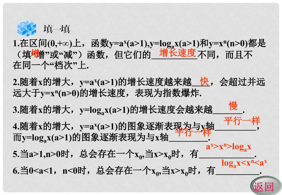 高一数学 3.2.3 几类不同增长的函数模型课件 新人教A版必修1_第3页