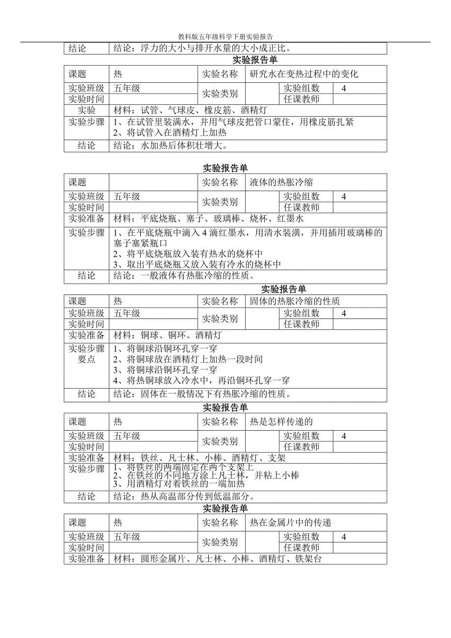 新教科版五年级下册科学实验报告单[1]_第3页