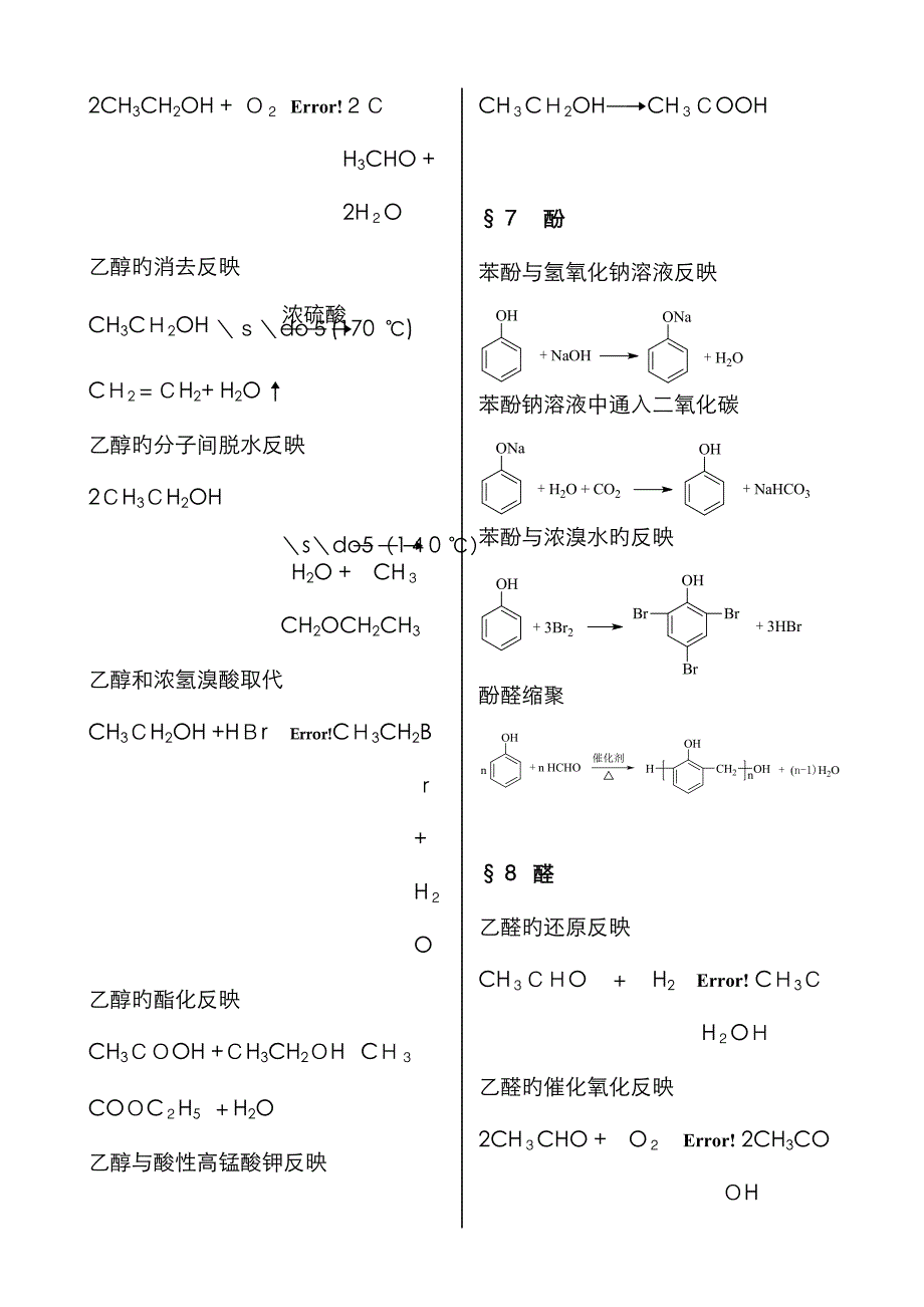 有机化学反应方程式_第4页