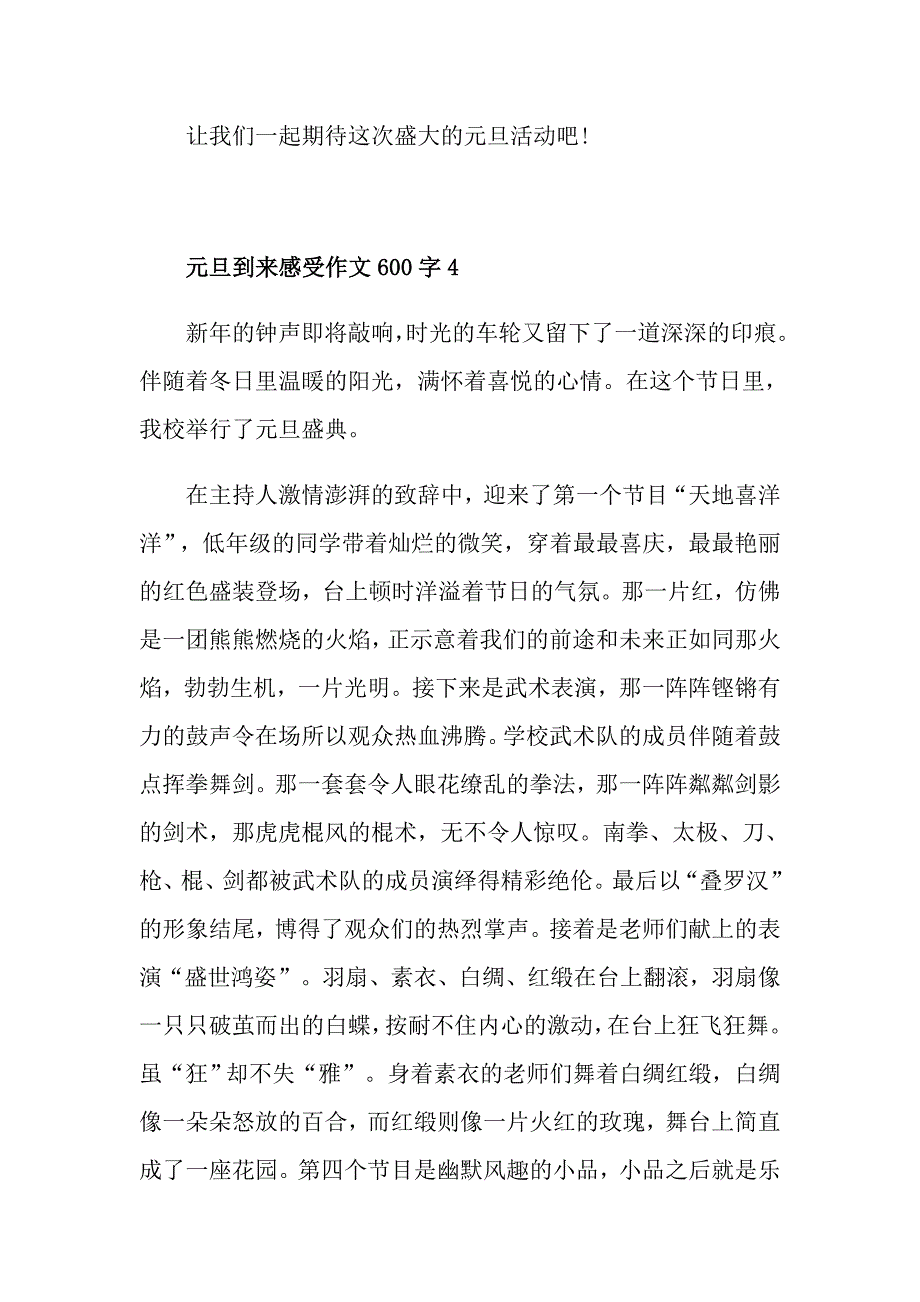 元旦到来感受作文600字_第5页