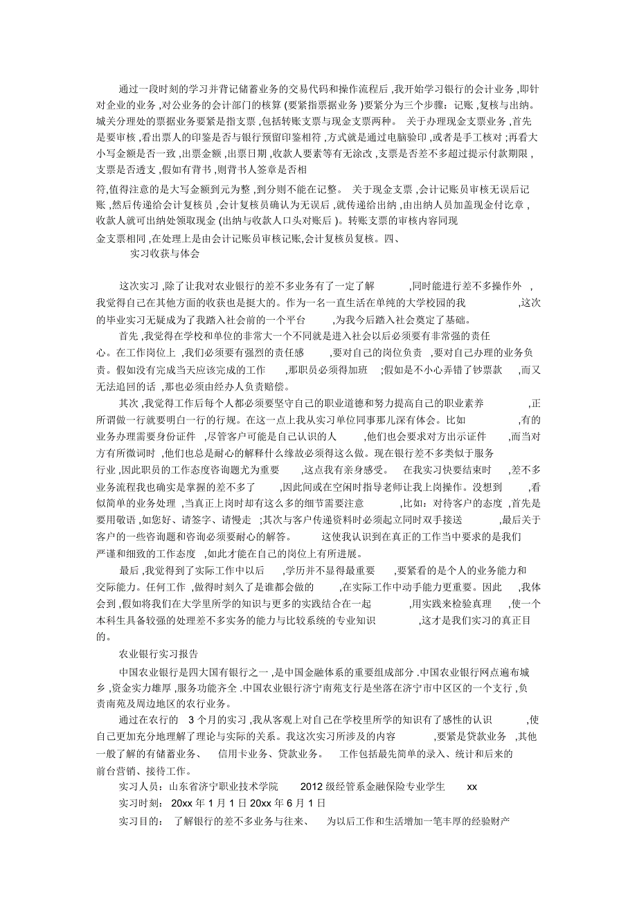 农行实习报告_第2页