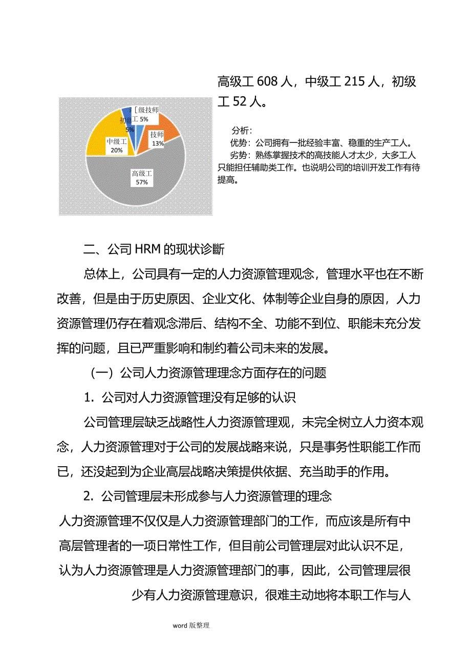 公司人力资源状况分析报告书_第5页