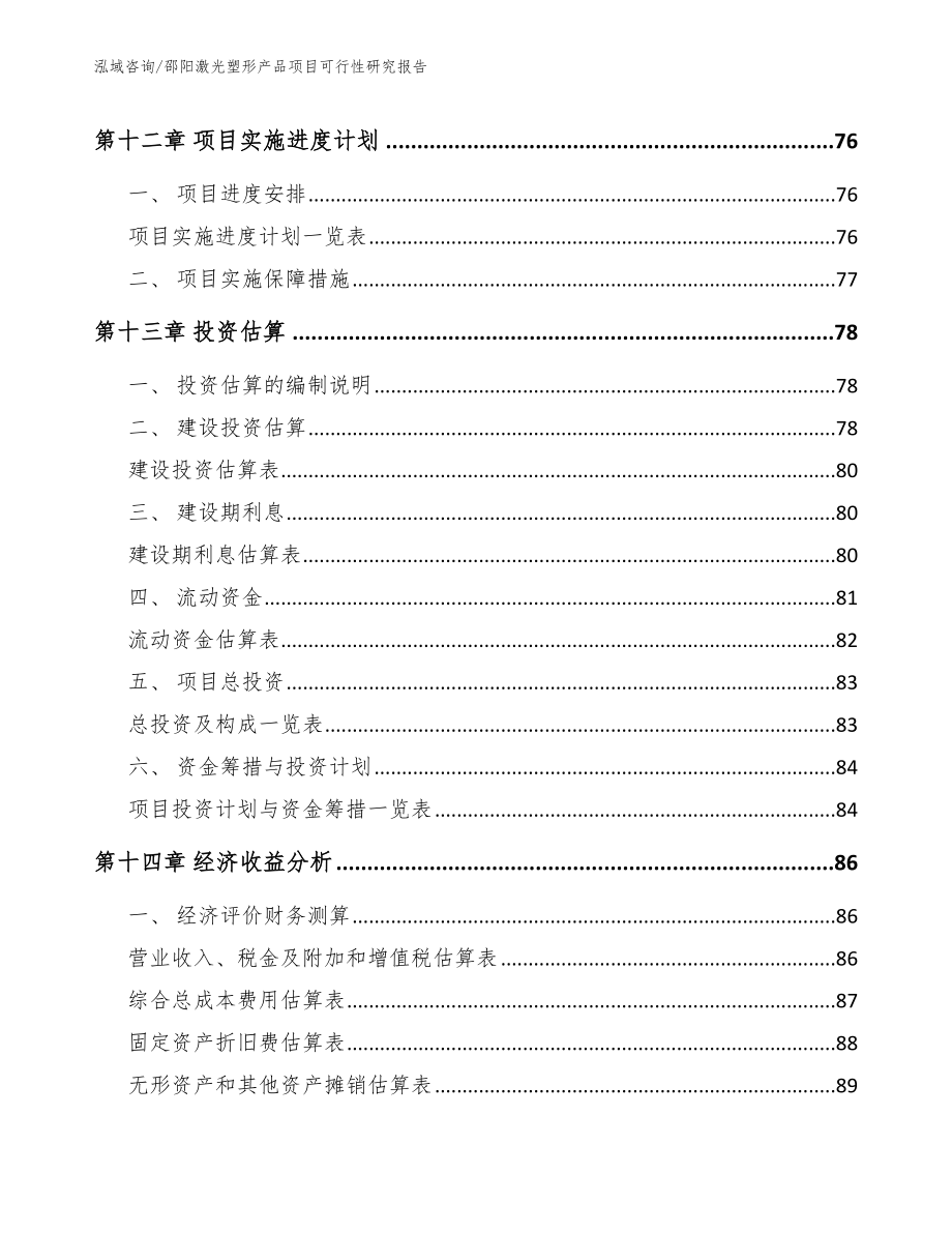 邵阳激光塑形产品项目可行性研究报告_第4页