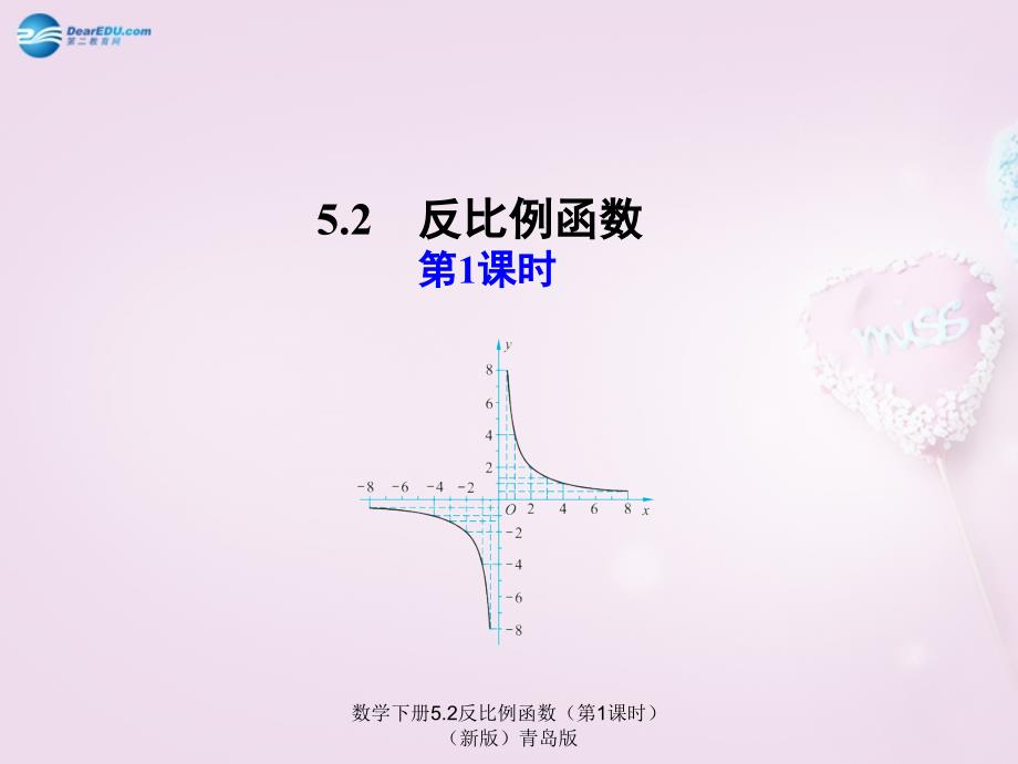 数学下册5.2反比例函数（第1课时）（新版）青岛版课件_第1页