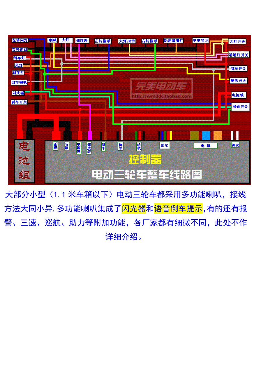 电动三轮车接线原理图_第3页