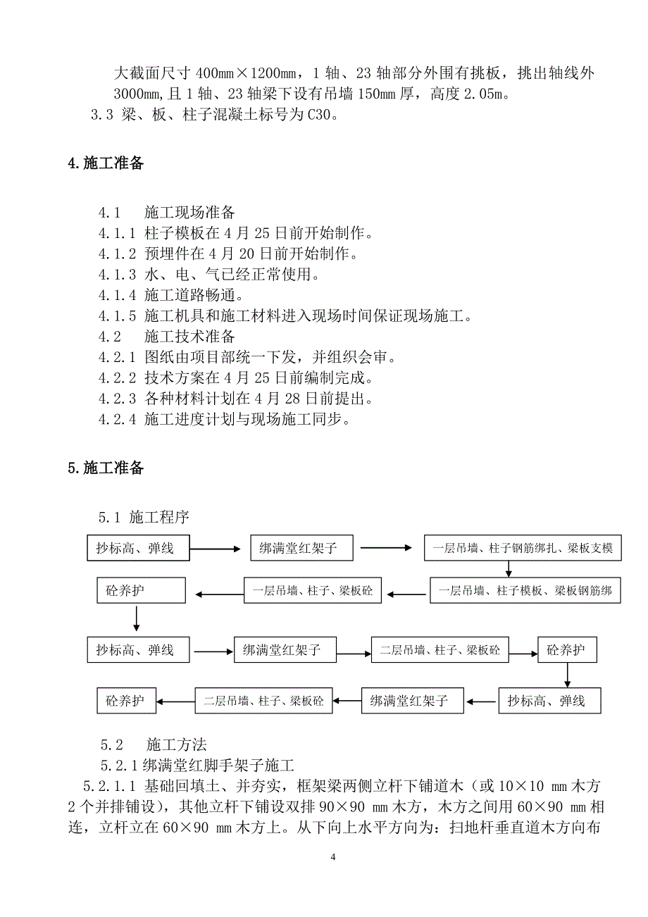 厂房主体框架施工方案_第4页