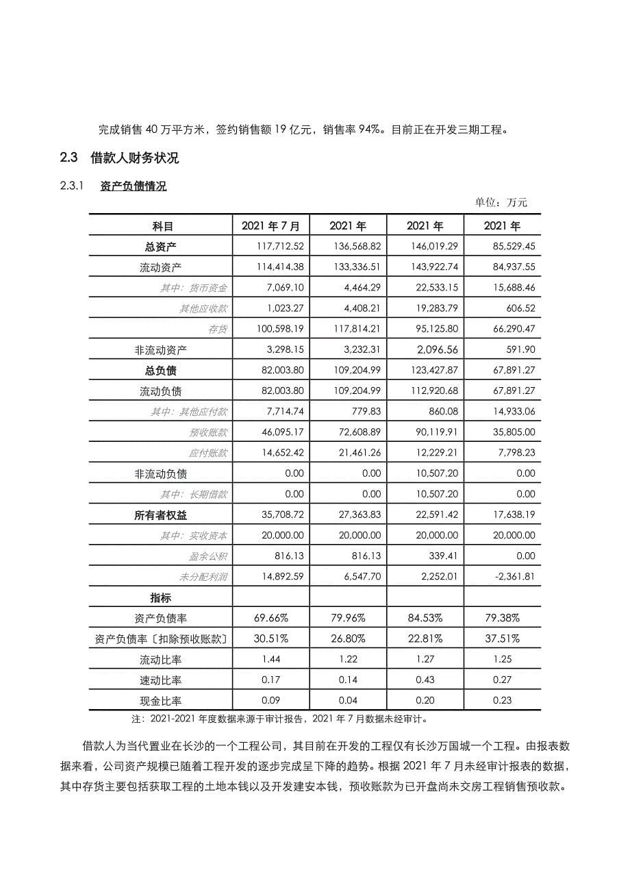 当代长沙万国城三期项目评估报告_第5页