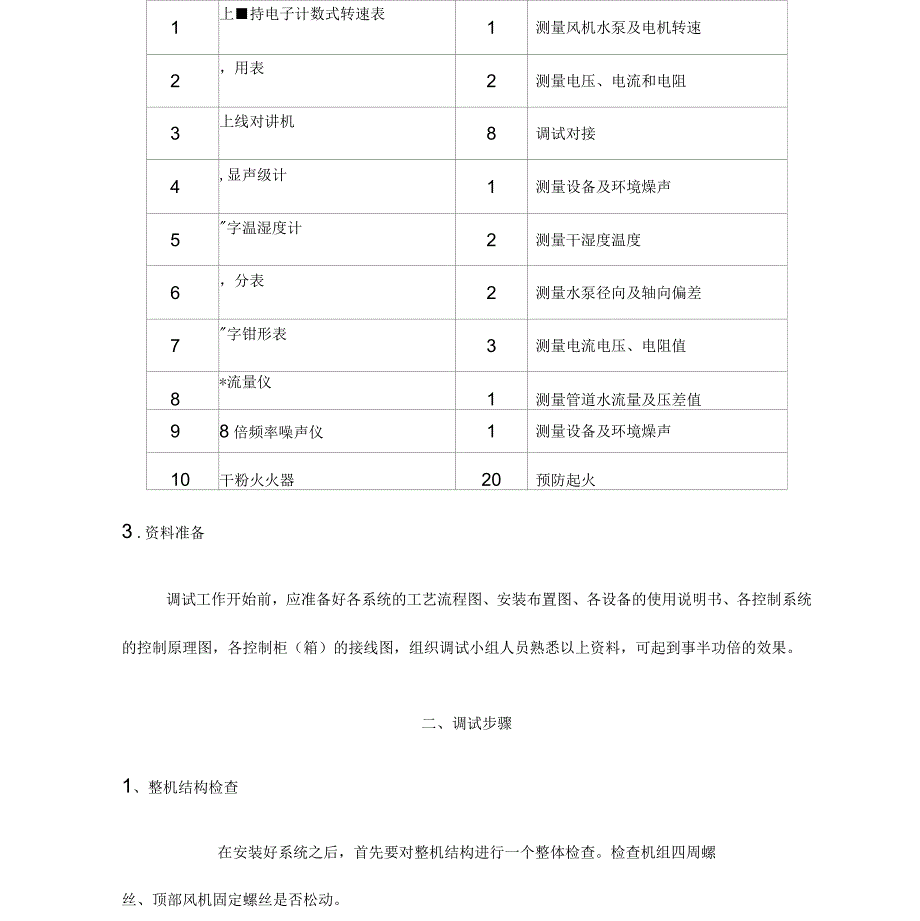 空气源热泵机组系统调试方案2018_第4页