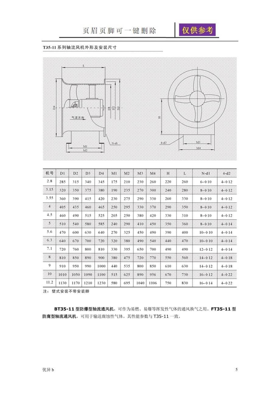 轴流风机型号表稻谷书苑_第5页