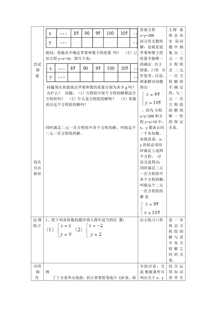 《二元一次方程组》教学设计_第3页