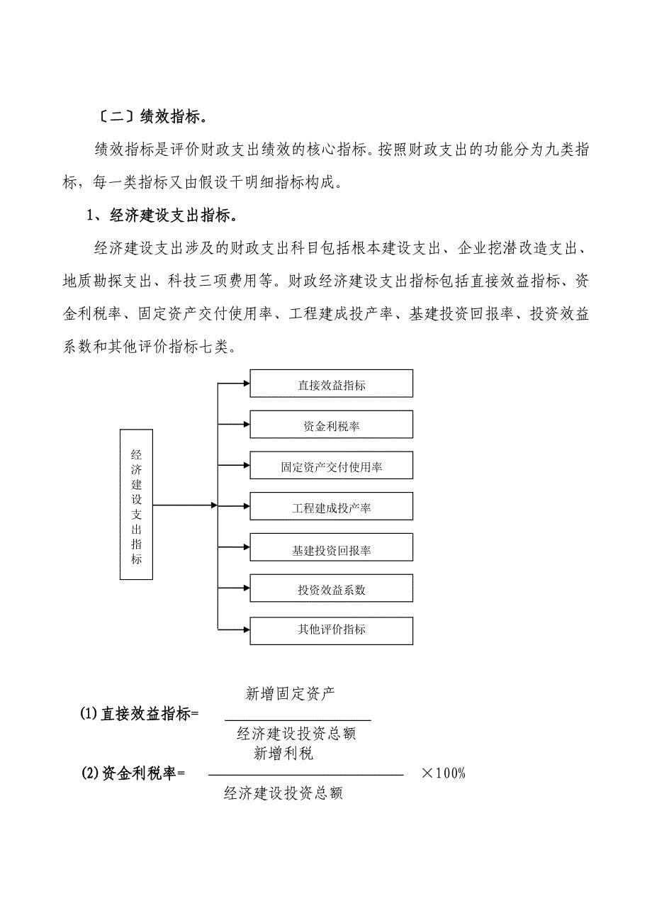 广东省财政支出绩效评价指标体系_第5页