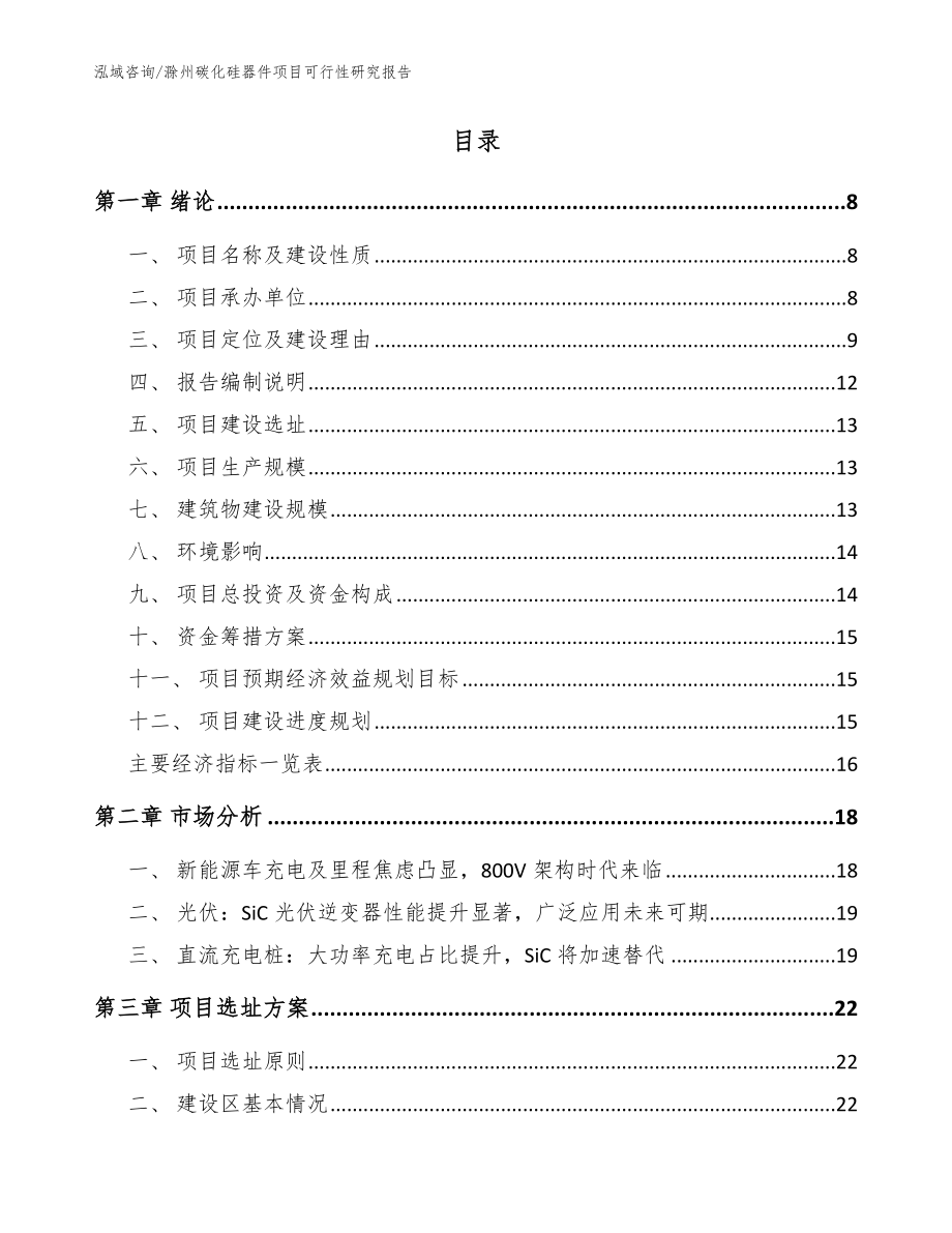 滁州碳化硅器件项目可行性研究报告（模板参考）_第2页