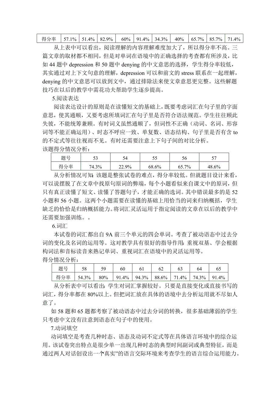 九年级英语期中考试试卷分析.doc_第3页