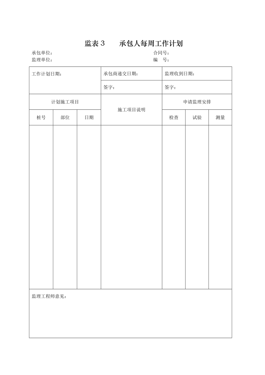 常用施工监理表_第4页