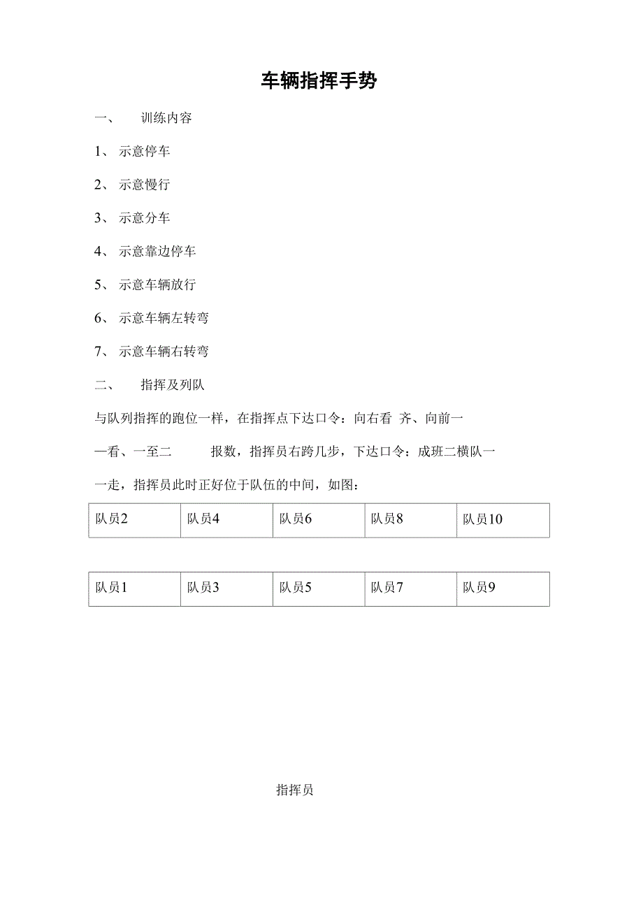 车辆指挥手势_第1页