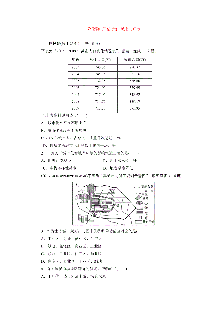 阶段验收评估六城和环境_第1页