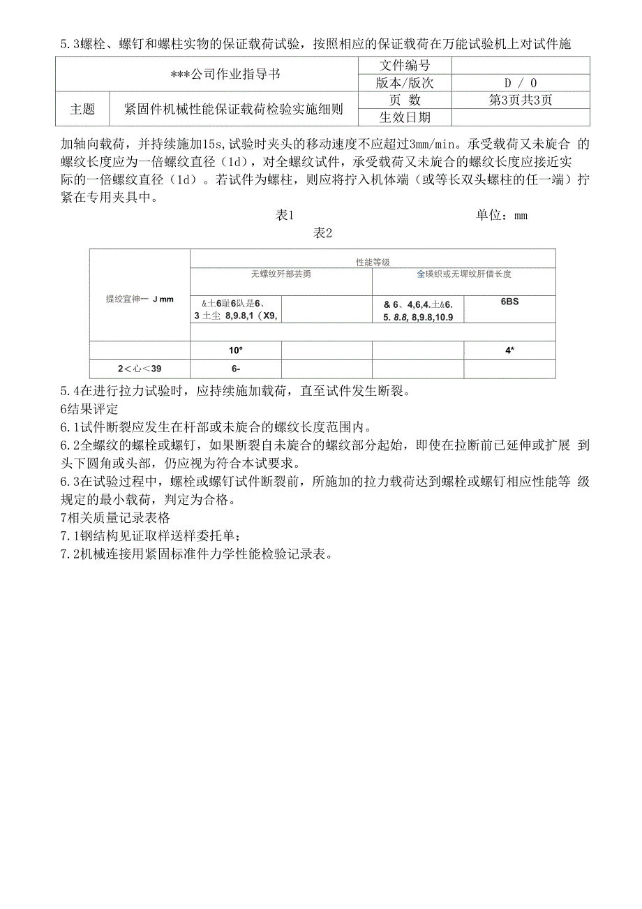 紧固件机械性能保证载荷检验实施细则_第3页