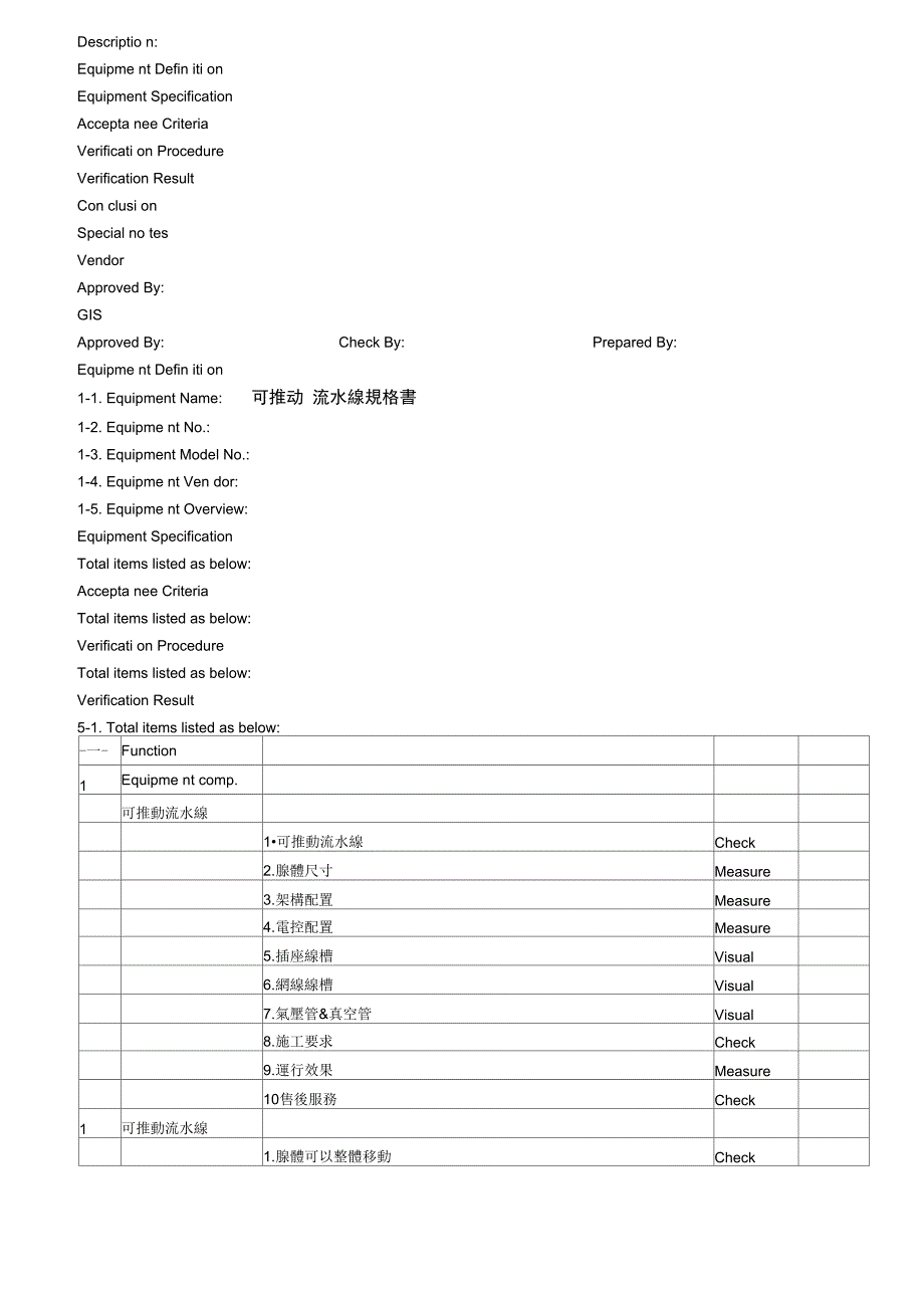 可推动流水线规格书_第1页