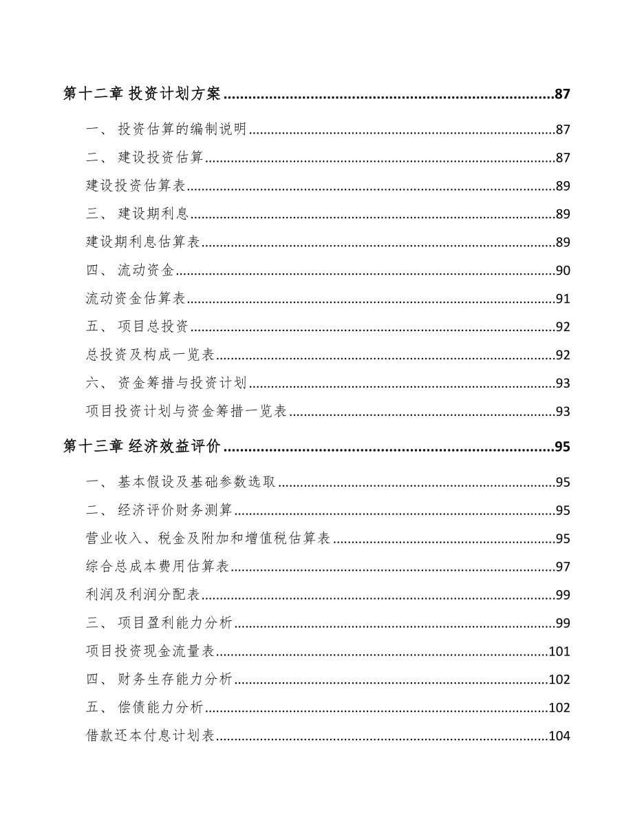 海东汽车灯具项目可行性研究报告_第5页