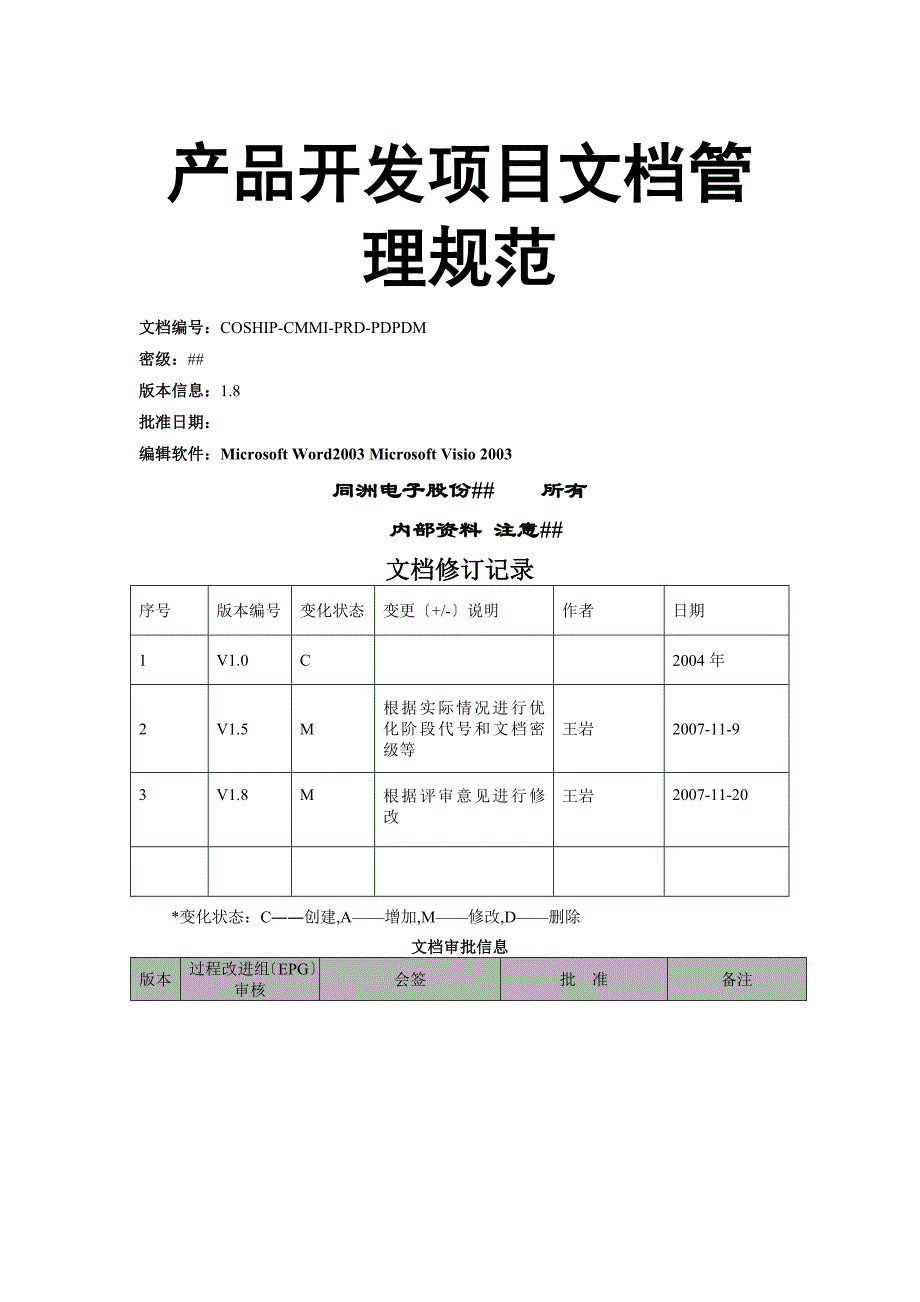 PRD产品开发项目文档管理规范_第1页