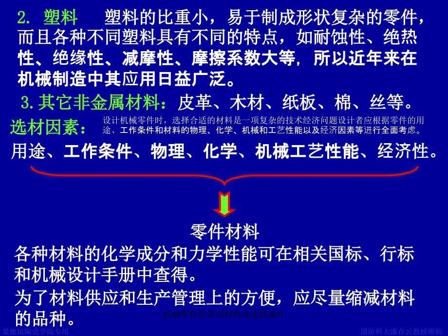 机械零件的常用材料及选择课件_第5页