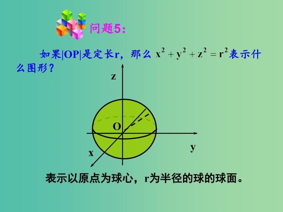 甘肃省武威市高中数学 第四章 圆与方程 4.3.2 空间两点间距离公式课件 新人教A版必修2.ppt_第5页