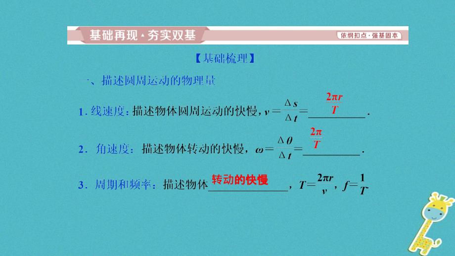 物理第四章 曲线运动 万有引力与航天 第3讲 圆周运动_第2页