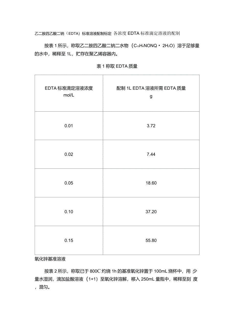 乙二胺四乙酸二钠(EDTA)标准溶液配制标定_第1页