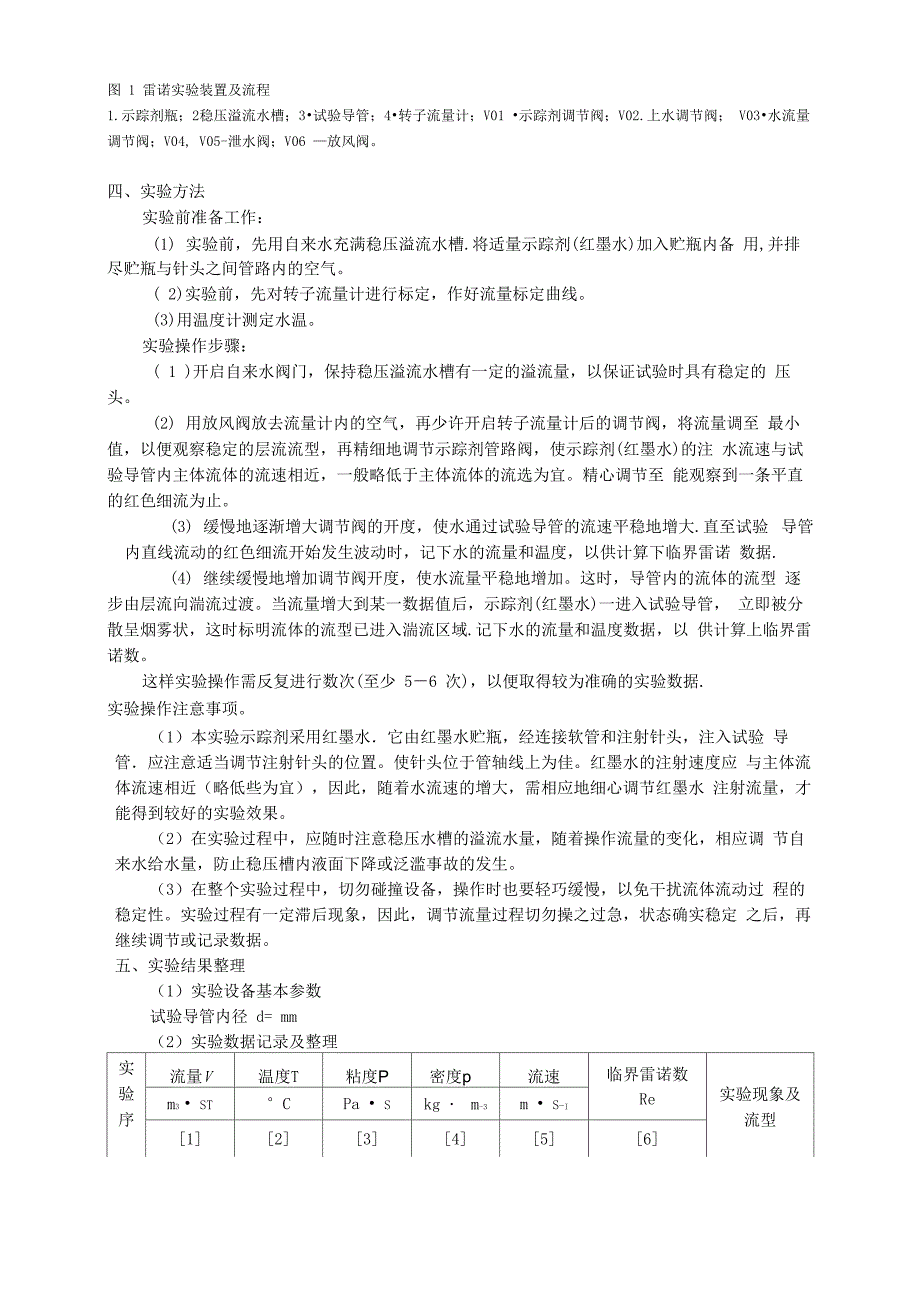 流体流动型态及临界雷诺数的测定_第2页