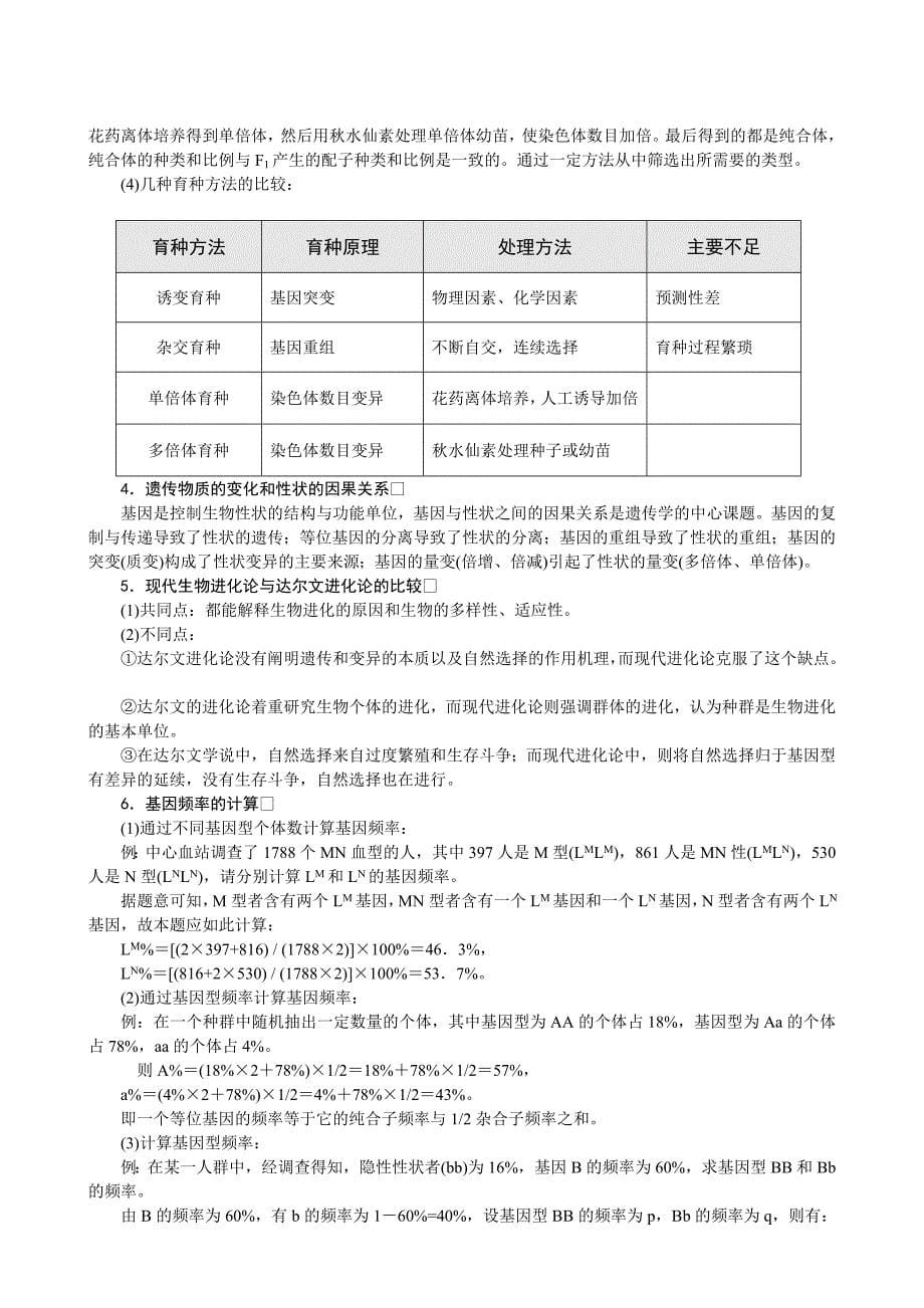 最新11二轮专题&amp;amp#183;06&amp;amp#183;变异与进化_第5页