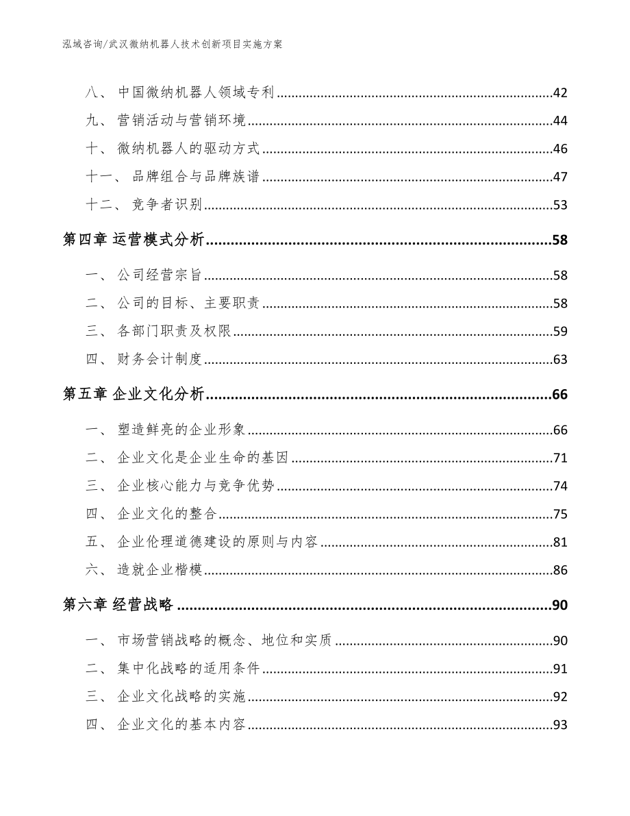 武汉微纳机器人技术创新项目实施方案模板参考_第2页