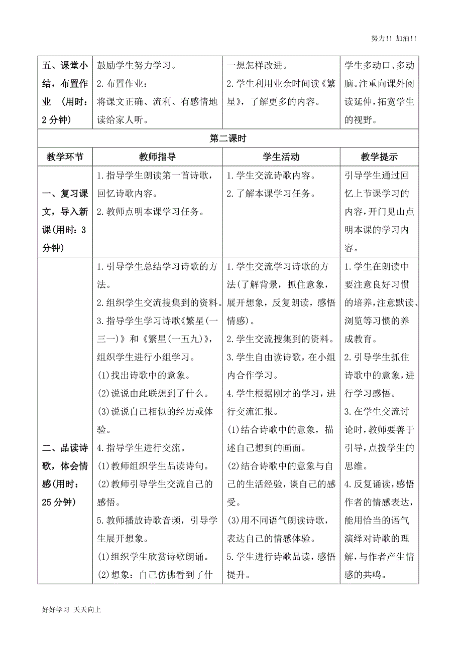 人教版部编版小学四年级语文下册--短诗三首-导学案_第3页