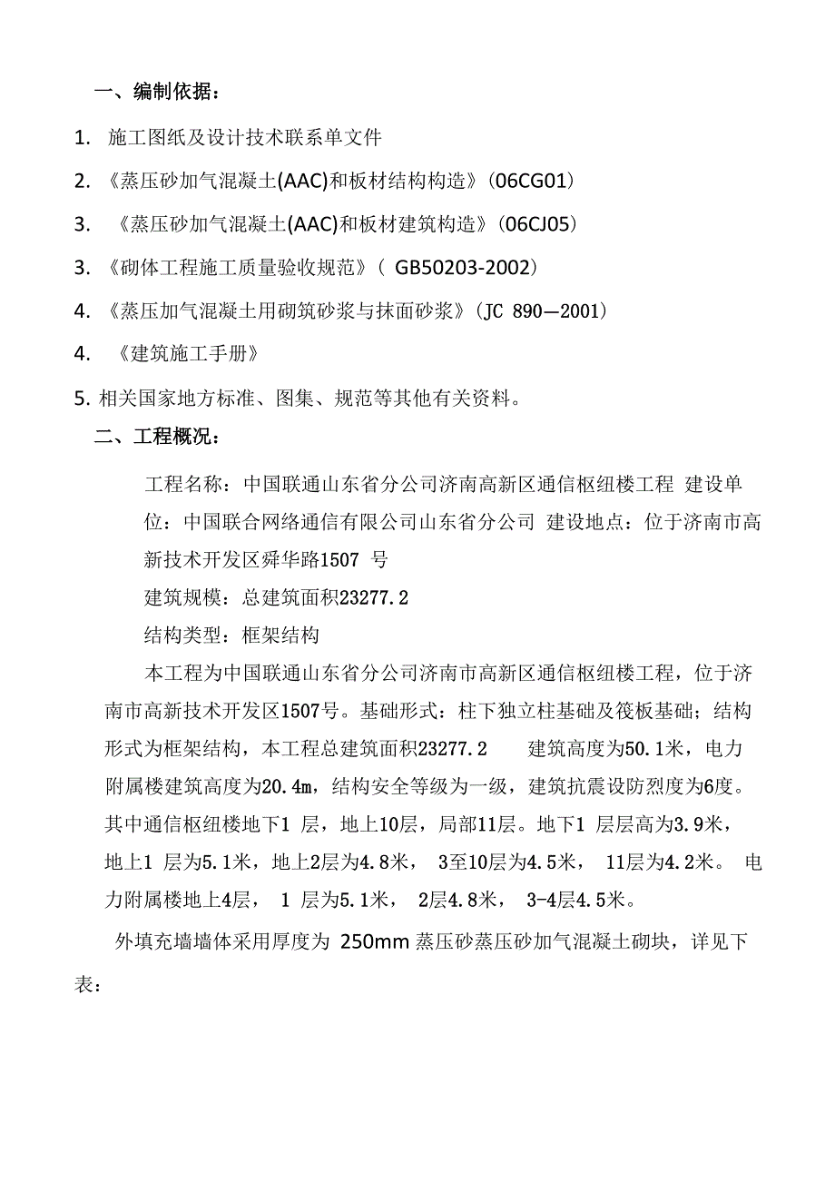 蒸压砂加气混凝土砌块填充墙砌筑施工方案_第2页