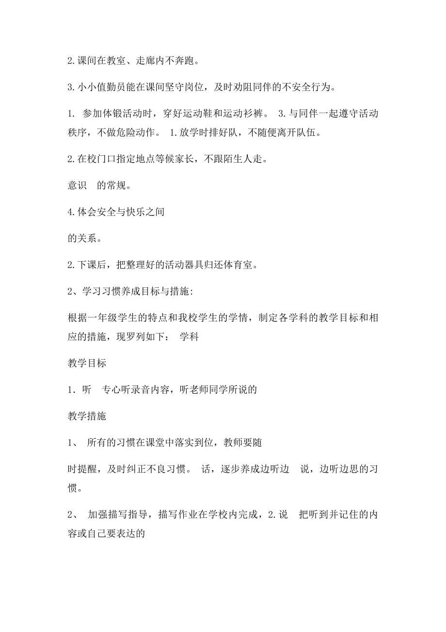 关于一年级学生学习情况调查_第5页