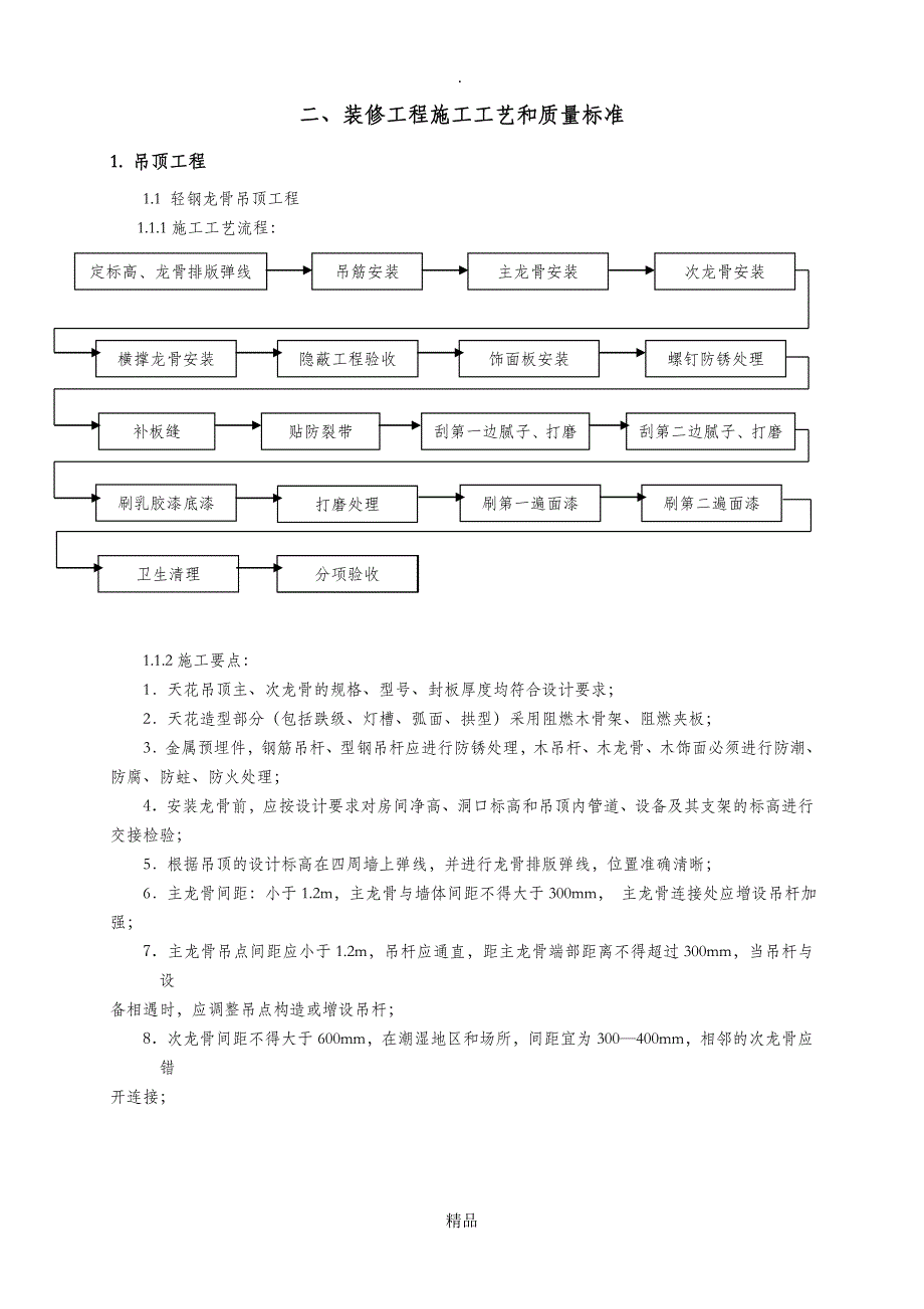 碧桂园精装修工程施工工艺和质量标准_第4页