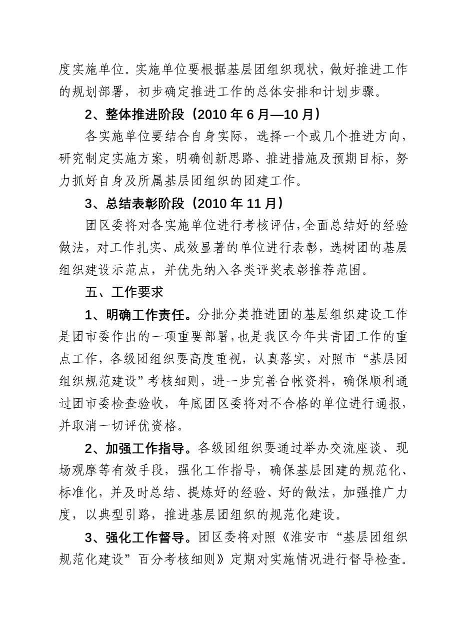 做好年度分类推进团的基层组织建设有关工作的通知_第5页