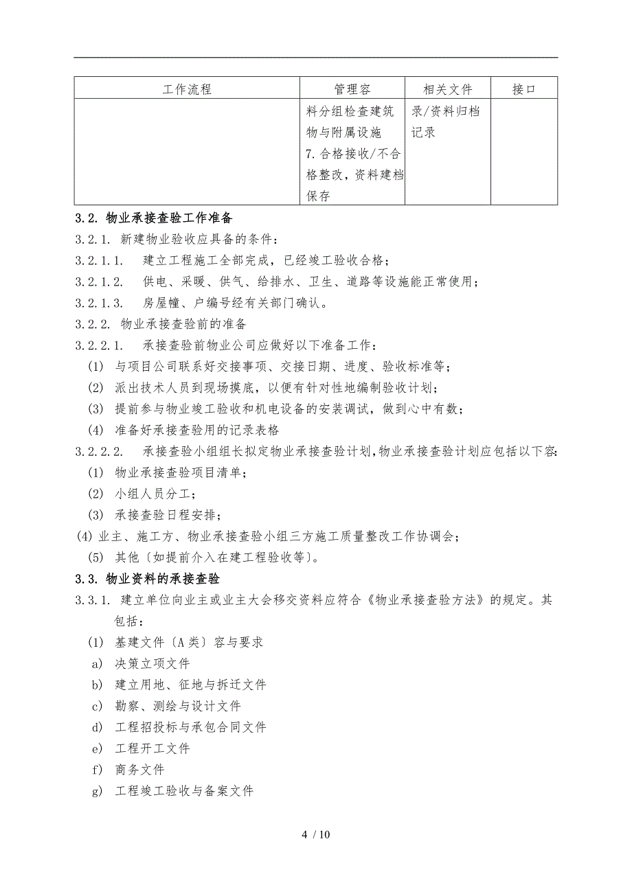 物业承接查验实施计划方案_第5页