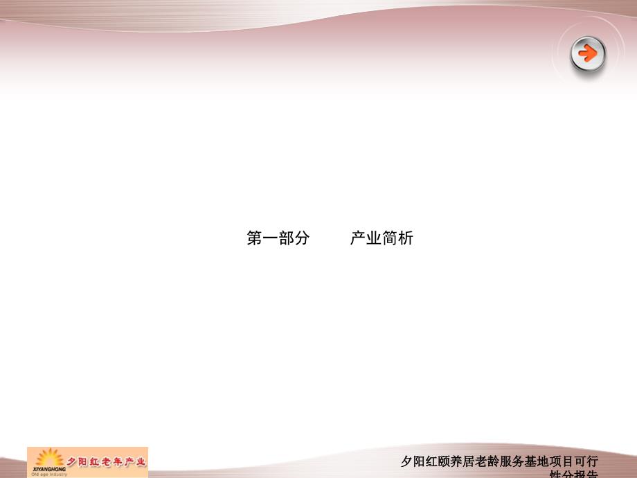 夕阳红颐养居老龄服务基地项目可行性分报告课件_第4页