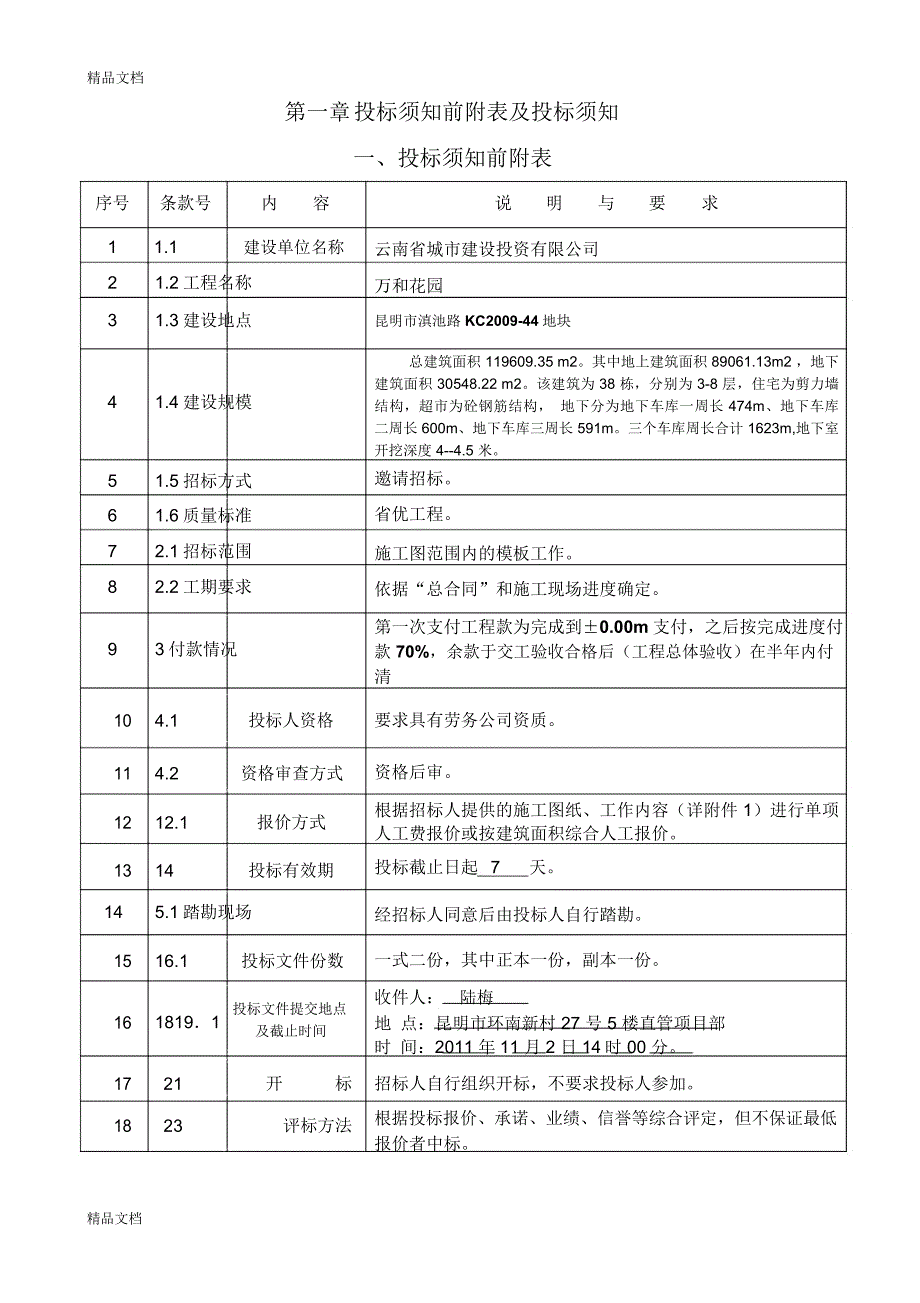 劳务分包施工招投标书(模板、外架)知识讲解_第3页