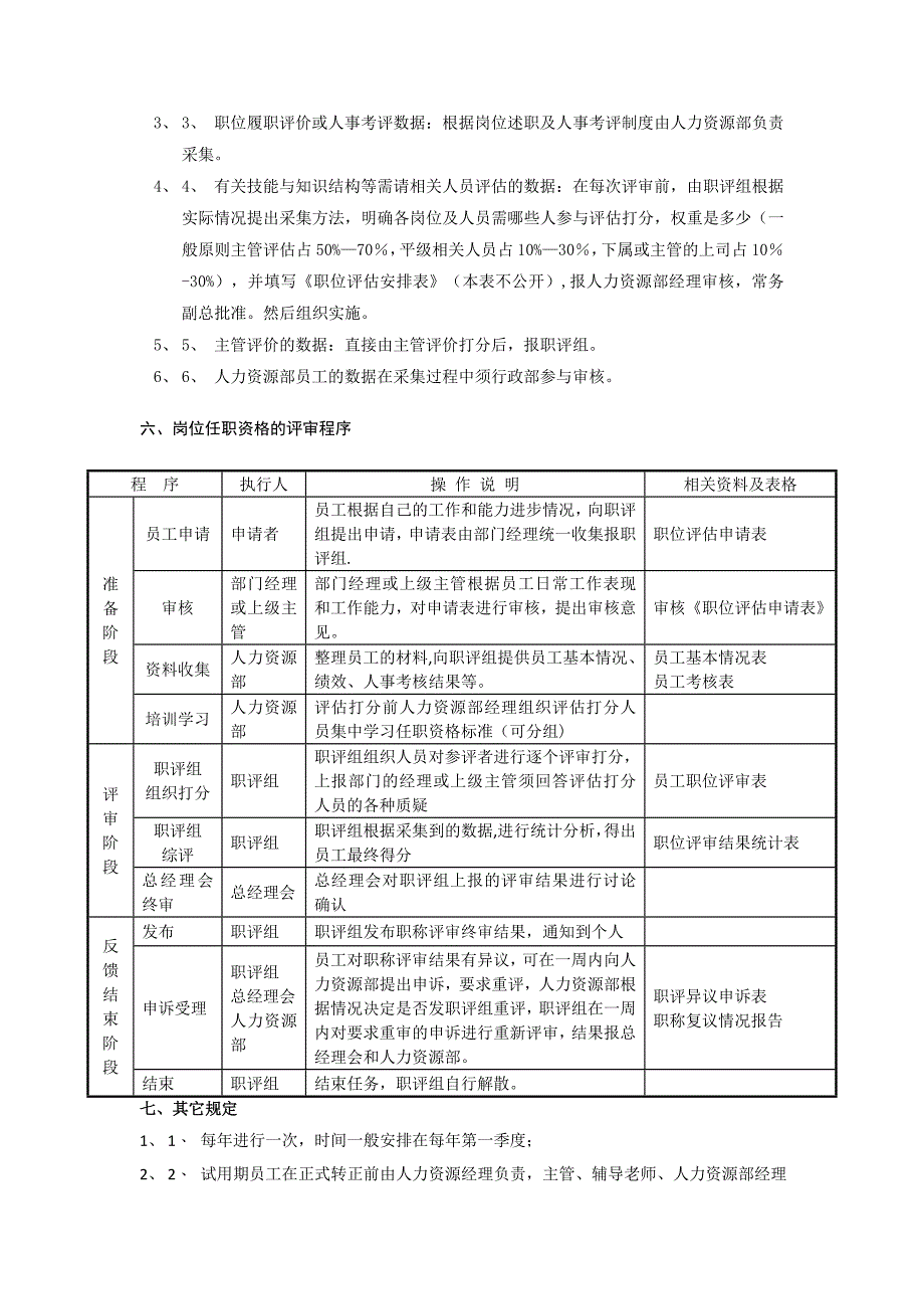 岗位任职资格评审办法_第3页