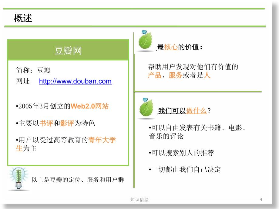 豆瓣网运营模式分析【业内优选】_第4页