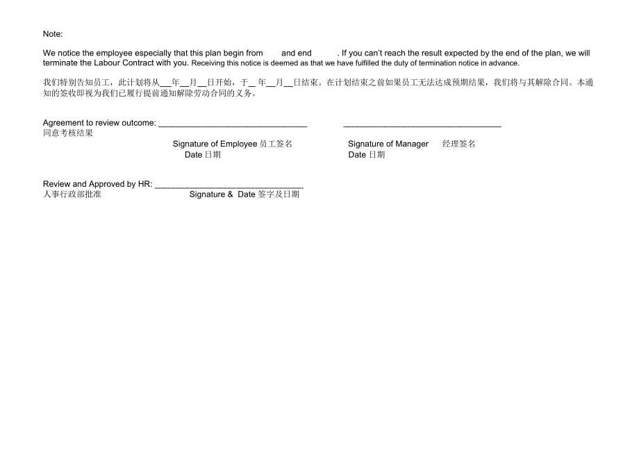 PIP绩效改进计划_第5页