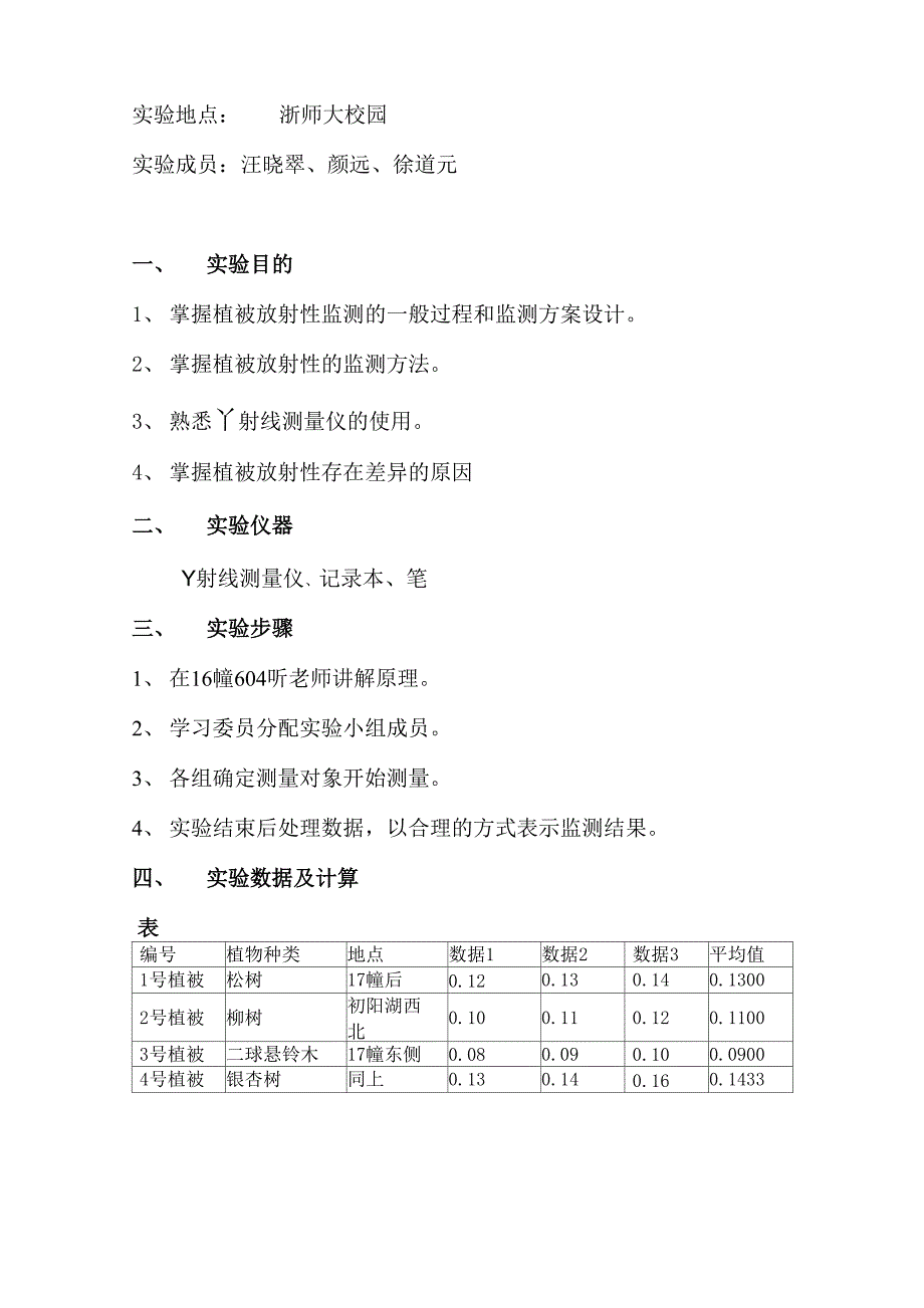 放射性测量实验报告_第2页