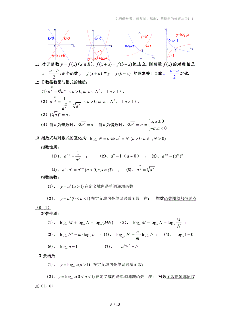 高中数学常用公式1_第3页