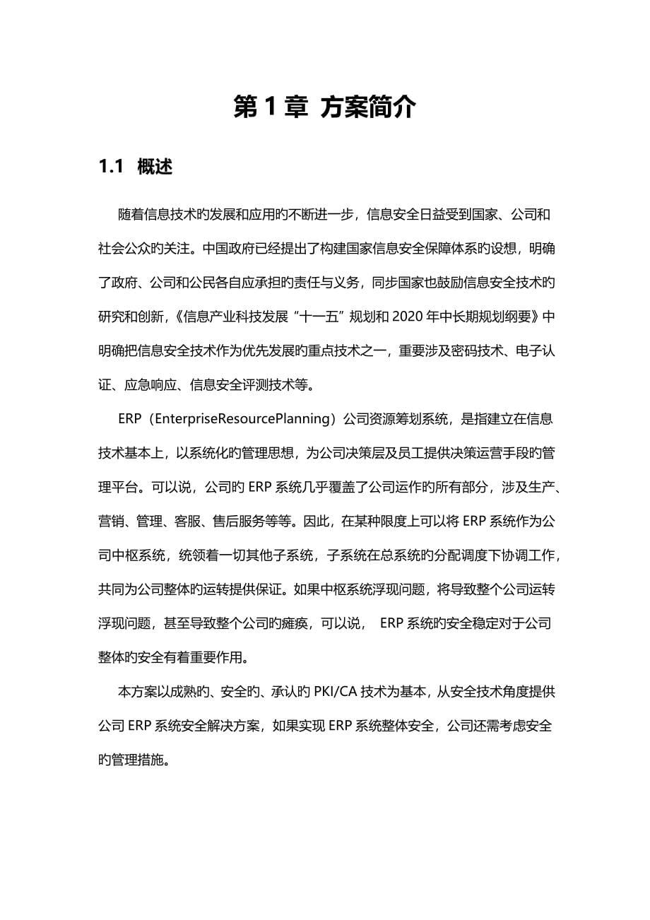 企业ERP系统安全解决方案_第5页