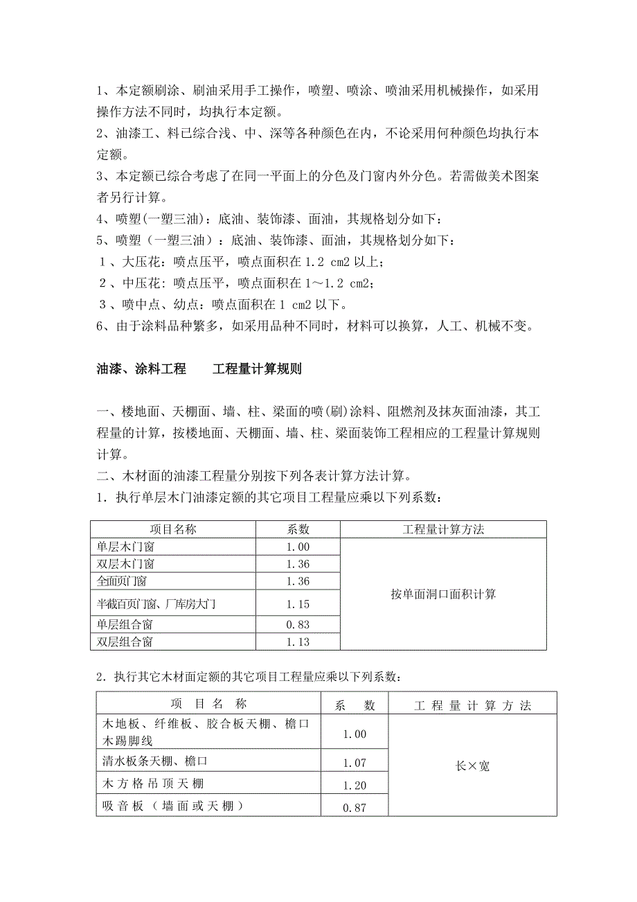 装饰工程工程量计算规则_第4页